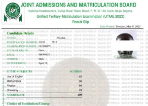 CHECK THIS YEAR JAMB RESULT